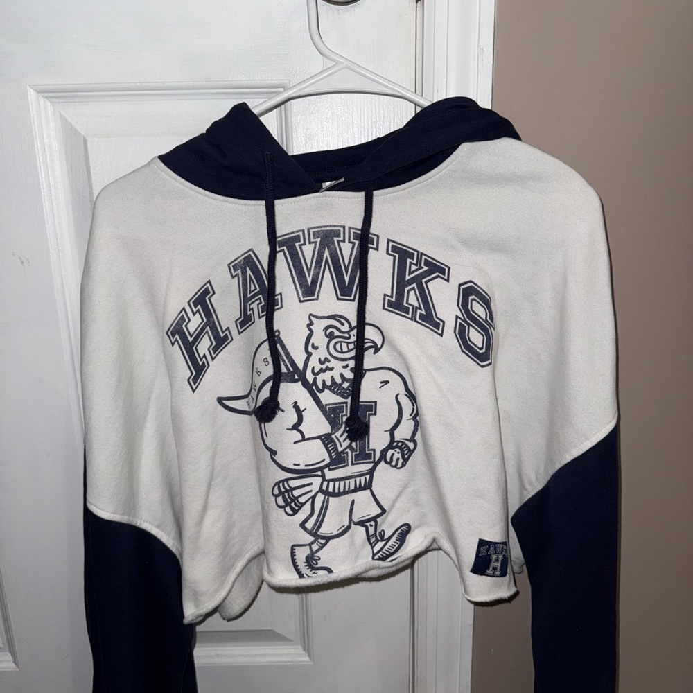 H&M Navy and White Hoodie